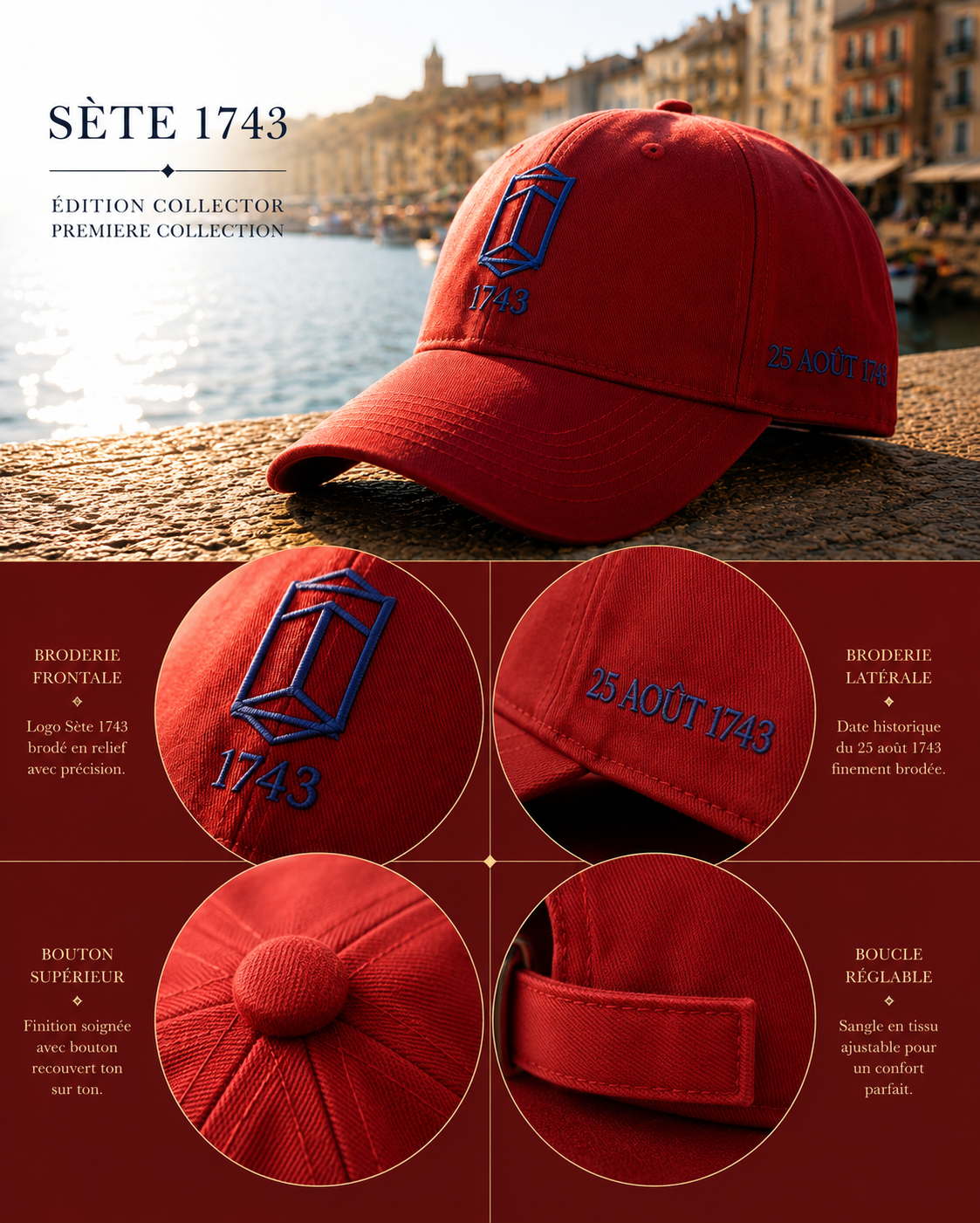 Casquette Rouge collector première collection